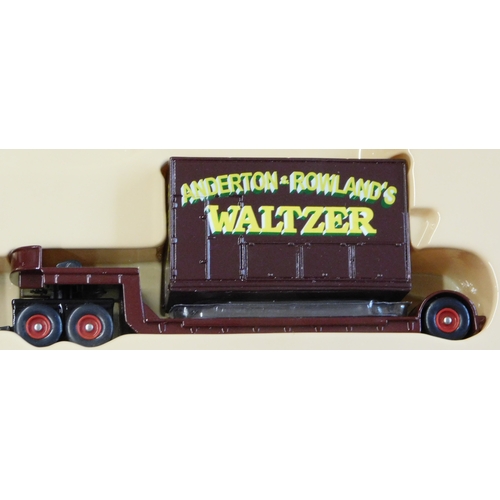 105 - Lledo The Showmans Collection DG123001 AEC Mammoth Ballast Box with Drawbar Trailer and Load Waltzer... 