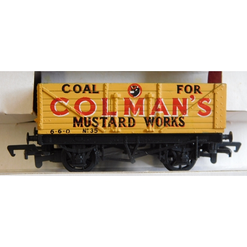 110 - Mainline Railways 7 Plank Wagon Colman's Mustard Cat No 37-127, Mint in Box.