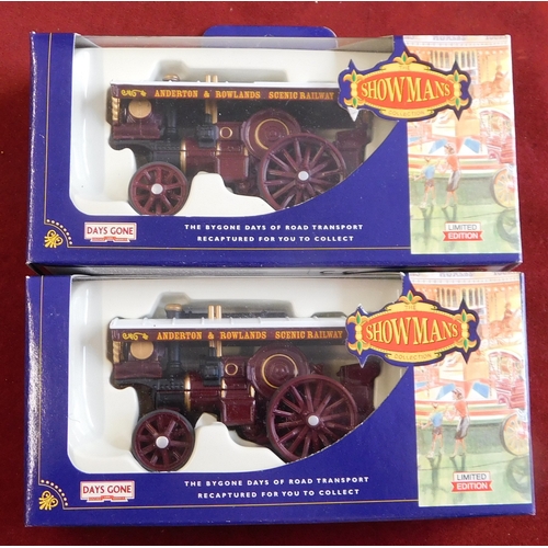 44 - Lledo The Showmans Collection DG 125001 Burrell Showman's Steam Wagon Scenic Railway (2), DG044031 S... 