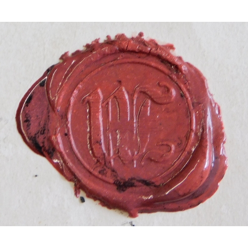 502 - A collection of (42) antique letter wax seal stamps, this vast collection from the 1800s/1900s inclu... 