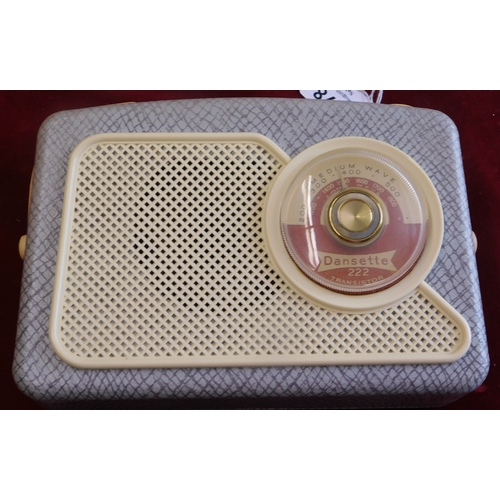 578 - Dansette 222 1960s Transistor Portable Radio, made in the 1960s. In good condition (Untested). Buyer... 