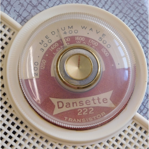 578 - Dansette 222 1960s Transistor Portable Radio, made in the 1960s. In good condition (Untested). Buyer... 