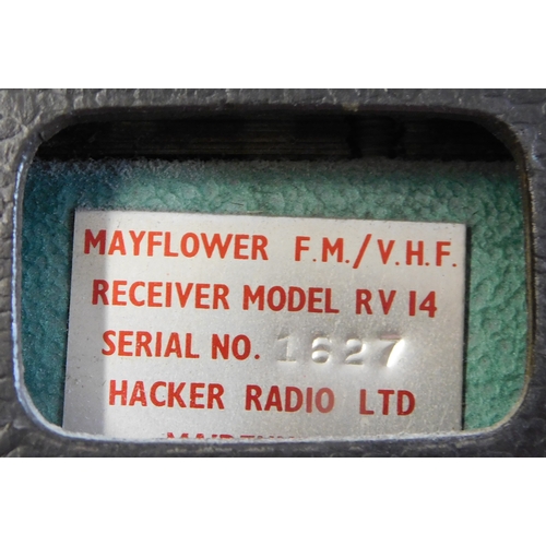 584 - Hacker Mayflower RV14 Radio, this radio has been restored and in good condition. (Untested) Buyer co... 