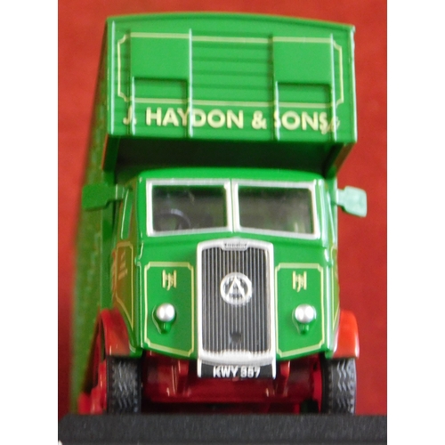 64 - Oxford Haulage 76ATKL004 Atkinson 8 Wheel Cattle Truck J Haydon and Sons unused, boxed