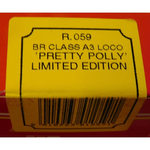 77 - Hornby R059 BR Class A3 Loco 'Pretty Polly' Limited Edition unused, boxed