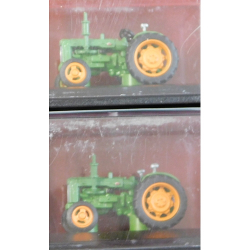 16 - Oxford 1:76 Railway Scale Misc. Ice Cream Truck (3) and Tractor (2). Mint in box.