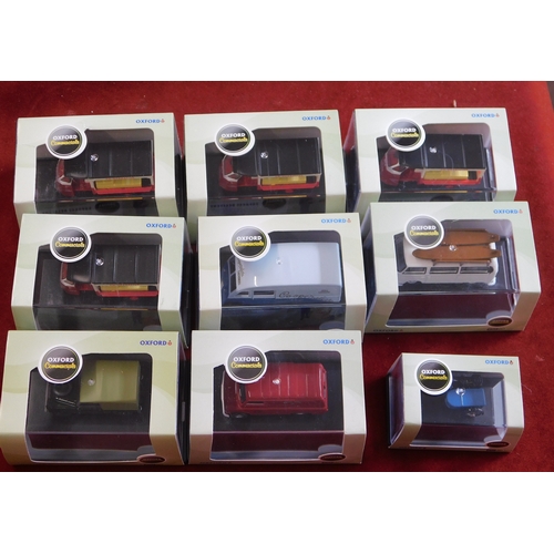 33 - Oxford 1:76 Scale Misc. Miniature Cars (8) and 76BSA002 RAC. Mint in box.