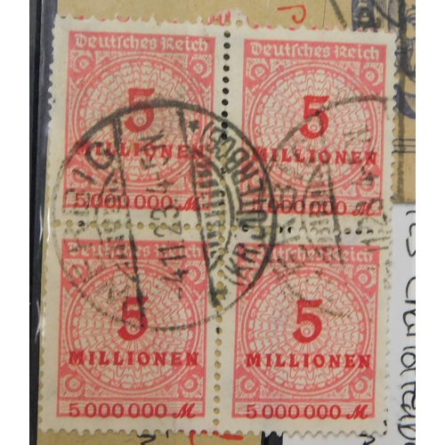 1113 - Germany 1880-1948 Collection of Empire postage and officials, inflation, 3rd Reich, German Occupatio... 