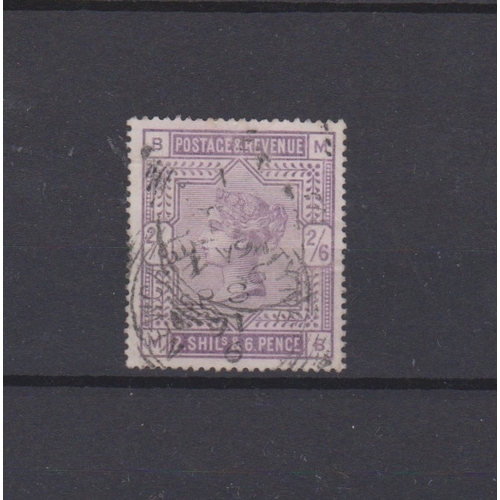 1061 - Great Britain 1883-84 SG 179 lightly used 2s6d deep lilac. Cat value £225