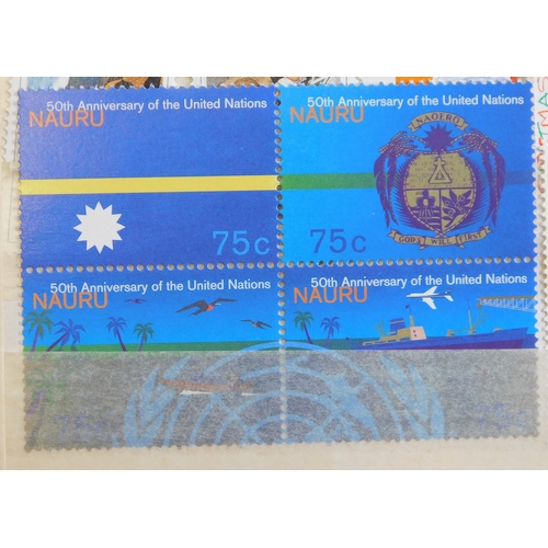 1178 - Nauru 1937-1995 m/m collection on two sided stock page. Cat value £60.95