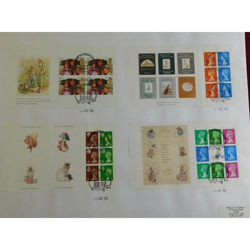 1072 - Great Britain 1980-2001 Post office Prestige sets on large FDCs by May & Luis Verger with full bookl... 