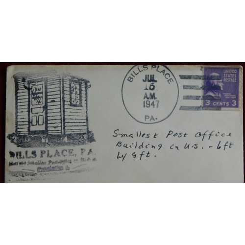 1461 - USA 1947 group of three envelopes posted to Arizona cancelled SG 803 3c stamps from:- The Highest PO... 