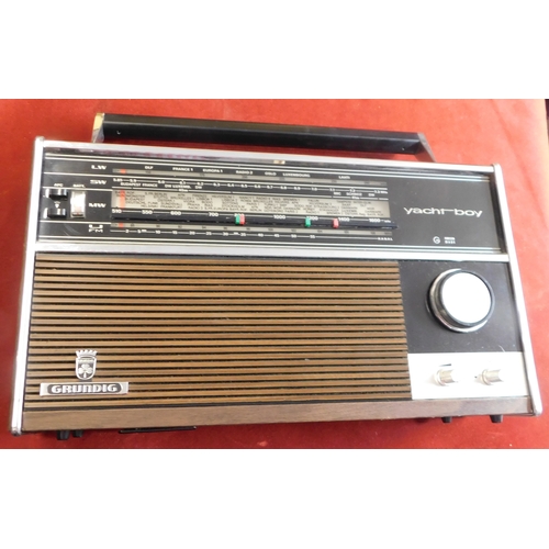 581 - Grundig Yacht-boy portable transistor radio, made in the 1960s by
Grundig (Radio-Vertrieb, RVF, Radi... 