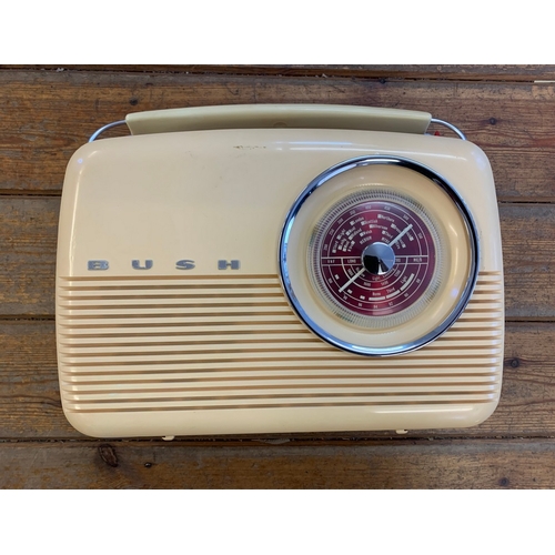 13 - VINTAGE BUSH TRANSISTOR RADIO. A vintage Bush VTR103 portable transistor radio from the early 1960s.... 