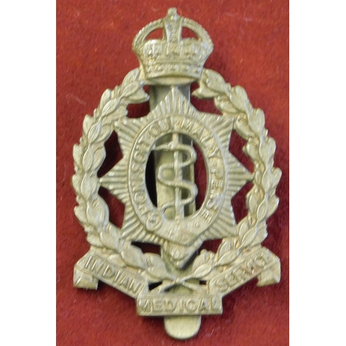 212 - British Commonwealth WWI/II Indian Medical Service Officers OSD Cap Badge