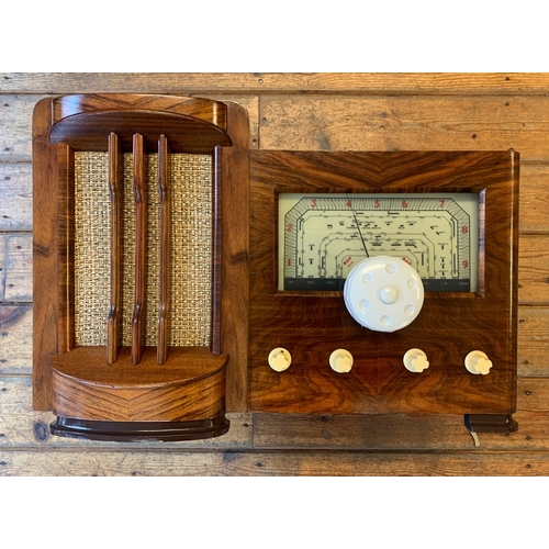 30 - 1940s Refurbished Tabletop Radio. A rare and collectable R.A.P. 646 valve radio, circa 1946. Beautif... 