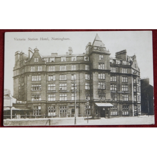 379 - Postcards - Nottingham Victoria Station (x5 postcards). Used 1902, 1904, 1905 and two unused.