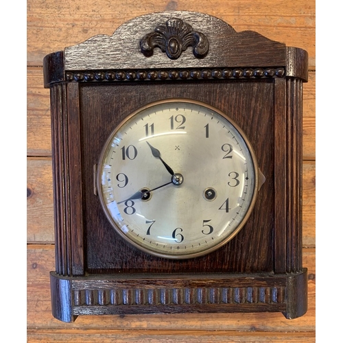 59 - German Early 20th Century 8-Day Cased Mantel Clock. Made by H.A.C., Wurttemberg, c.1900. Good condit... 