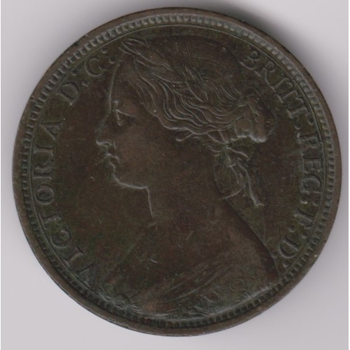 640 - Great Britain 1872 Penny, EF