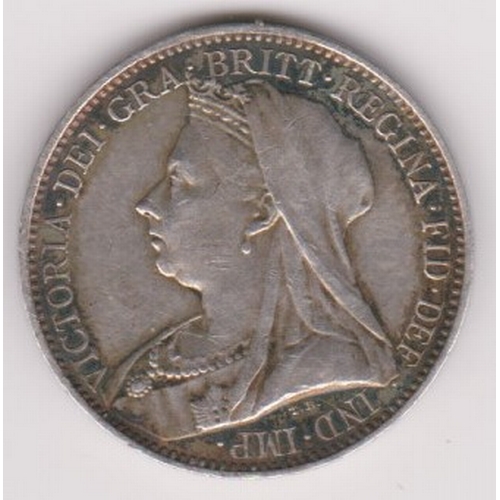 657 - Great Britain 1896 Maundy Fourpence, GVF+