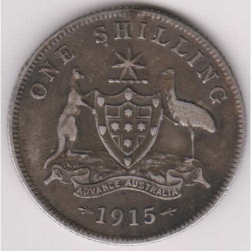 662 - Australia 1915H Shilling, AVF