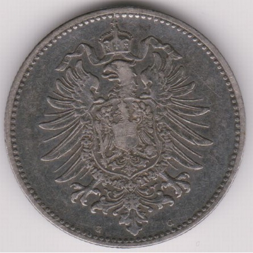 680 - Germany / Empire 1883G Mark, GVF, scarce