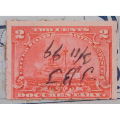 729 - USA Albert Shupe & Co., Wooster, Ohio used order Mar 11 1899. Blue on pale blue, 2c Documentary A.D.... 