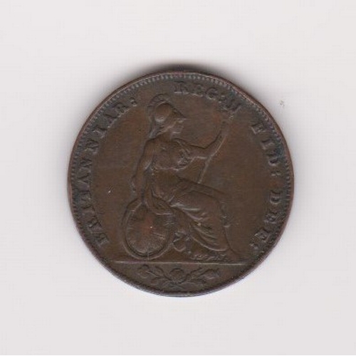 571 - Great Britain 1853 Victoria Farthing, GVF