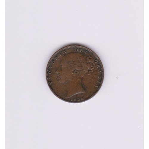 572 - Great Britain 1854 Victoria Farthing, GVF