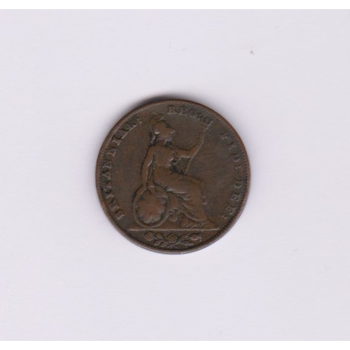 576 - Great Britain 1850 Victoria Farthing, NVF