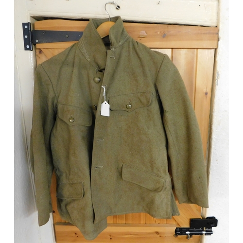 204 - Japanese WWII 1940 dated army type 98 military uniform jacket (Showa era). Nicely stamped inside and... 