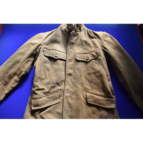 204 - Japanese WWII 1940 dated army type 98 military uniform jacket (Showa era). Nicely stamped inside and... 