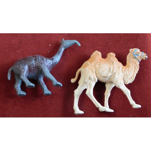 362 - Collection of Plastic Animals; Domestic, Farm, Zoo. UK and International. A Noah's Arc. Mixed lot.