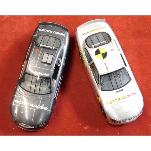 435 - Scalextric. 'Bash n Crash'. ARC ONE. Track with controllers and accessories, plus 2 x cars (Ford Tau... 