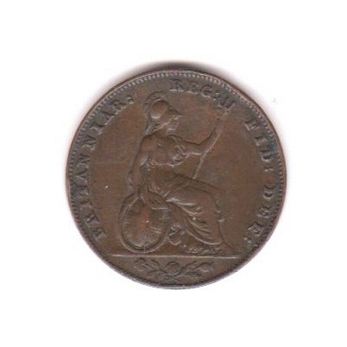 571 - Great Britain 1853 Victoria Farthing, GVF