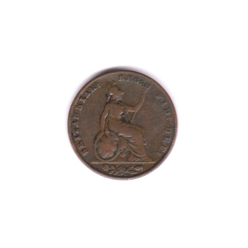 576 - Great Britain 1850 Victoria Farthing, NVF