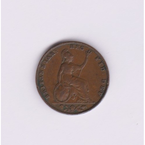 579 - Great Britain 1857 Victoria Farthing, GVF/NEF