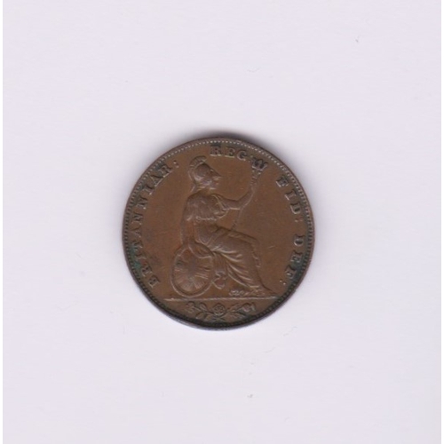 584 - Great Britain 1840 Victoria Farthing, GVF