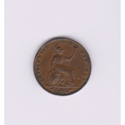 590 - Great Britain 1846 Victoria Farthing, EF