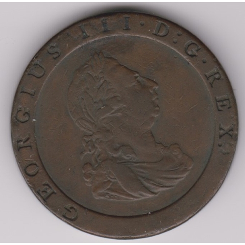 643 - Great Britain 1797 George III Penny, GVF