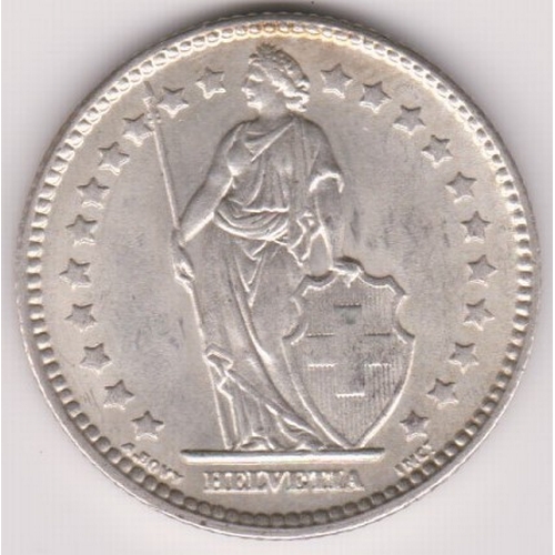 699 - Switzerland 1908B Franc, KM24, BUNC