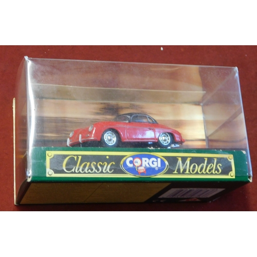 161 - Corgi Porsche 356B. Red. Boxed