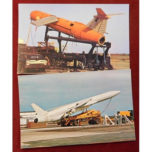 166 - Postcards. Space Postcard Collection. 1960's. By USA and USAF. Including Mercury Atlas, Saturn C1, D... 