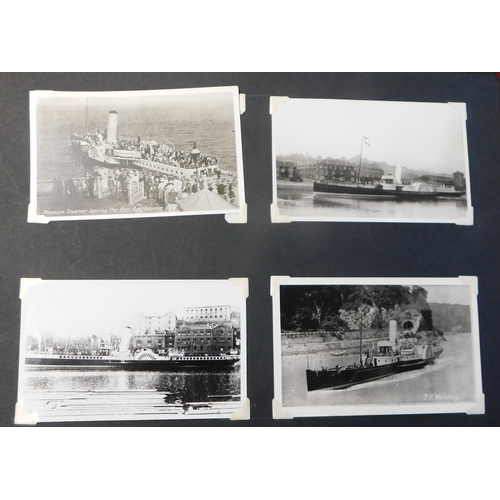 180 - Paddle Steamer Photograph and Postcard Collection. P&A Campbell Ltd Bristol (ex Clyde). Contains app... 