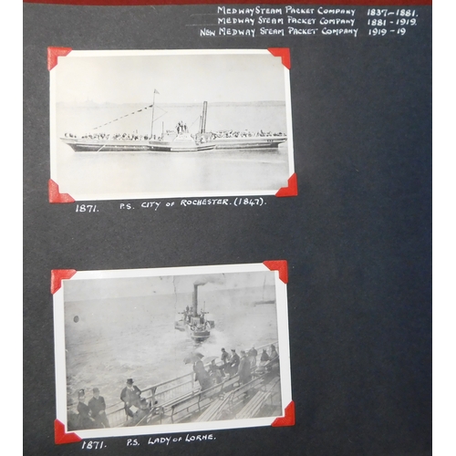 180 - Paddle Steamer Photograph and Postcard Collection. P&A Campbell Ltd Bristol (ex Clyde). Contains app... 