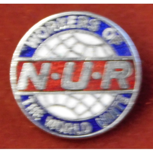 183 - Trades Union and Solidarity Badges. Collection of enamelled and button badges (15). Very good condit... 