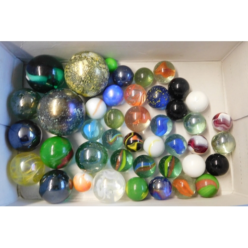 187 - Glass Paperweights x10. Caithness style. Eight x Patterned weights, Two x Swirly weights. PLUS colle... 