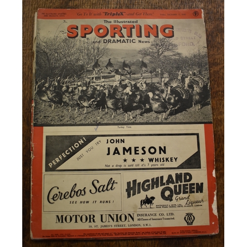 383 - Sporting News from 1937, 1938, 1940. The Illustrated Sporting and Dramatic News; Horse Racing, Rugby... 