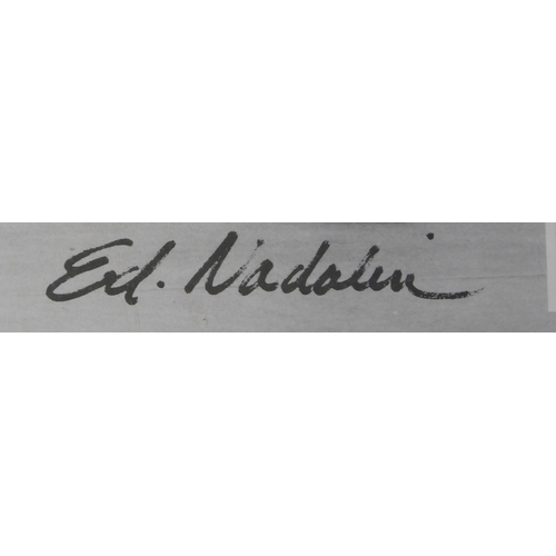 385 - Skateboarding. Ed Nadalin. Classic 1970's Autographed Photo. Signed and dedicated, with doodle. Fram... 