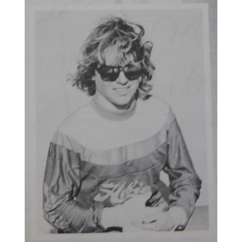 386 - Skateboarding. Mike Weed (1950s-2014). Classic 1970's Skateboarding Photo with printed signature. Fr... 